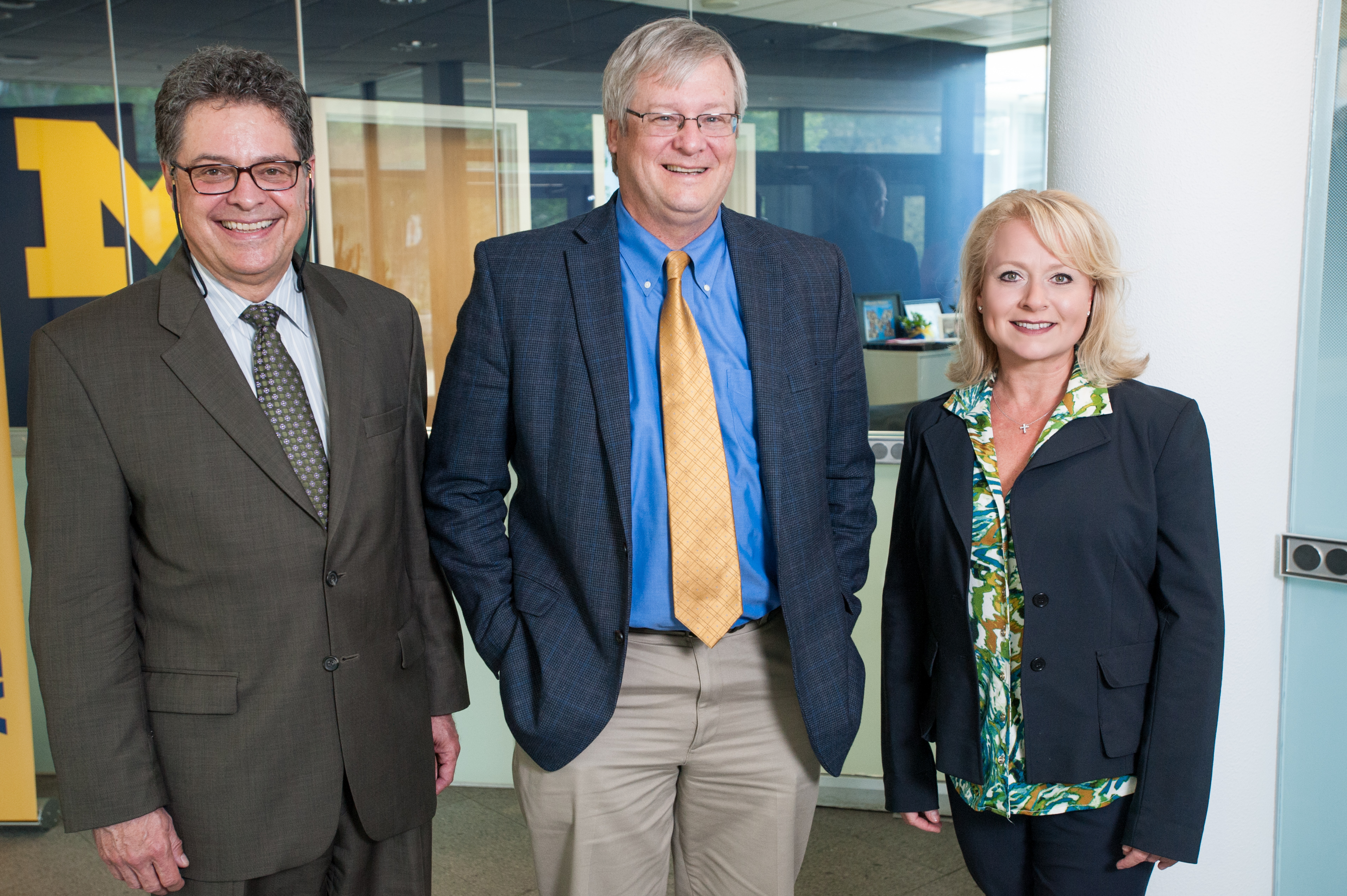 Drs. Charles Parkos and Jeffrey Myers welcome Dr. Julia Dahl to the University of Michigan in 2016