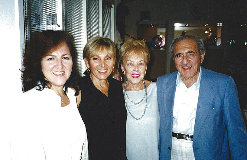Sheryl and Johanna with their parents, Anne and I. Walter.